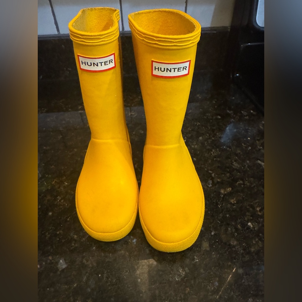 Hunter kids unisex rain boots sz 10